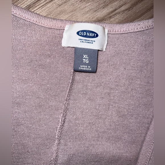 Dusty Rose Old Navy Cardigan - Picture 5 of 6